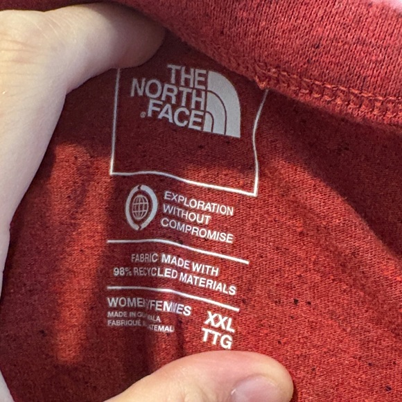 The North Face Maroon Long Sleeve Tee - Picture 2 of 5